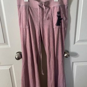 Juicy Couture Velvet Track Pants